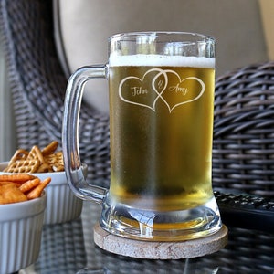 Personalized Wedding Beer Mug, Custom Beer Mug, Couple Beer Mug, Gifts ...