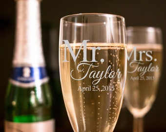 champagne glasses etsy