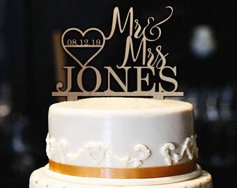 wood cake toppers etsy