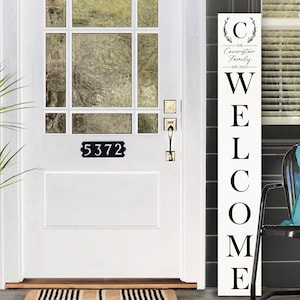 Welcome Sign, Farmhouse Welcome Sign, Front Porch Sign, Home Decor, Housewarming Gift, Home Sign, Home Sweet Home, Porch Decor, Front Door