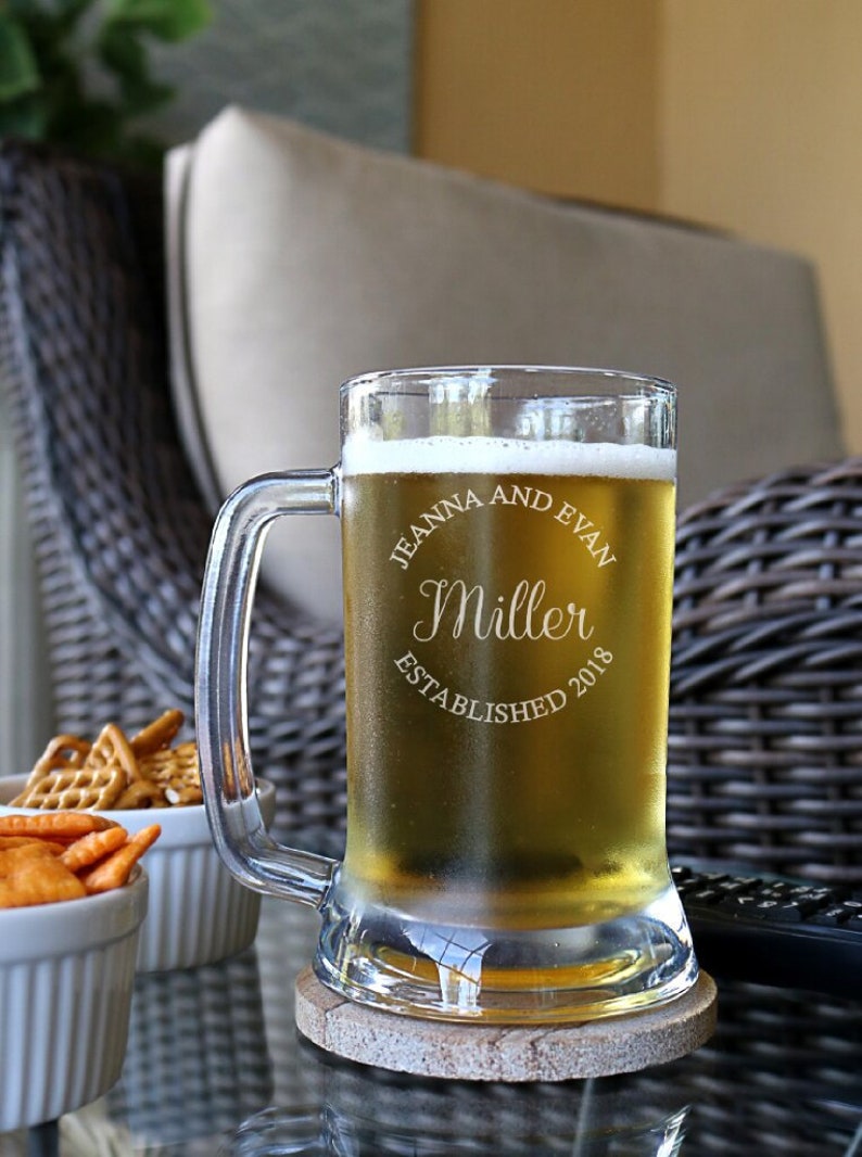 Personalized Wedding Beer Mug Wedding Couple Beer Mug Custom Etsy