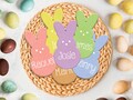 Easter Name Tags, Wooden Name Tag for Easter Basket, Easter Basket Name Tags, Easter Gift Tag, Easter Basket Accessories