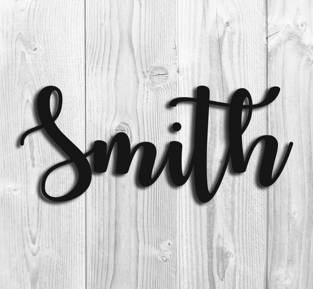 Wooden Family Name Sign, Personalized Wooden Sign, Custom Name Sign, Last Name Sign, Wood Name