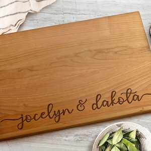 Personalized Cutting Board Engraved Cutting Board Wedding Gift Custom Cutting Board Housewarming Gift Christmas Gift Anniversary image 8