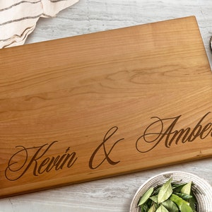 Personalized Cutting Board Engraved Cutting Board Wedding Gift Custom Cutting Board Housewarming Gift Christmas Gift Anniversary image 9