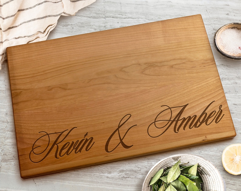 Personalized Cutting Board Engraved Cutting Board Wedding Gift Custom Cutting Board Housewarming Gift Christmas Gift Anniversary image 9