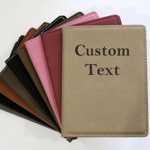 Personalized Leather Passport Holder, Custom Passport Case, Gift for Traveler, Passport Holder for Women, Honeymoon Gift, Monogram Passport