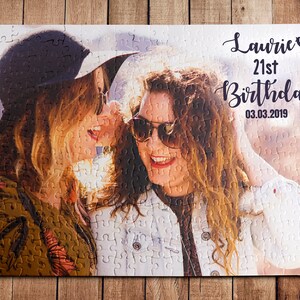 Birthday Gift, Birthday Gift Ideas, Personalized Puzzle, Birthday Party Gift, Gifts For Girlfriend, Girlfriend Gift, Happy Birthday image 5