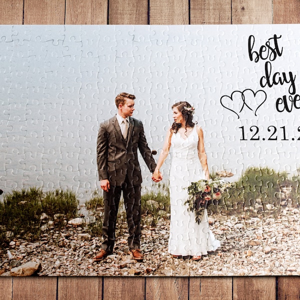 Personalized Puzzle  Engagement Gift, Anniversary Gift, Wedding Gift, Custom Puzzle, Jigsaw Puzzle, Engagement Picture Puzzle