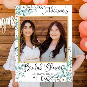 Photo Prop Frame, Bridal Shower Photo Prop Frame, Wedding Photo Props, Selfie Frame, Bridal Shower Decoration, Photo Booth Frame