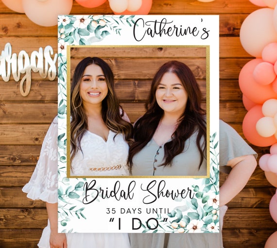 Photo Prop Frame, Bridal Shower Photo Prop Frame, Wedding Photo Props, Selfie Frame, Bridal Shower Decoration, Photo Booth Frame