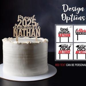 Graduation Cake Topper, Wood Cake Topper, Class Of Graduation Cake Topper, Graduation Decor, Graduation Cake Topper