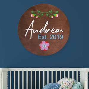 Nursery Name Sign, Wooden Name Sign, Baby Name Sign, Personalized Name Sign, Nursery Letters, Wood Name Sign, Nursery Decor, Wall Letters