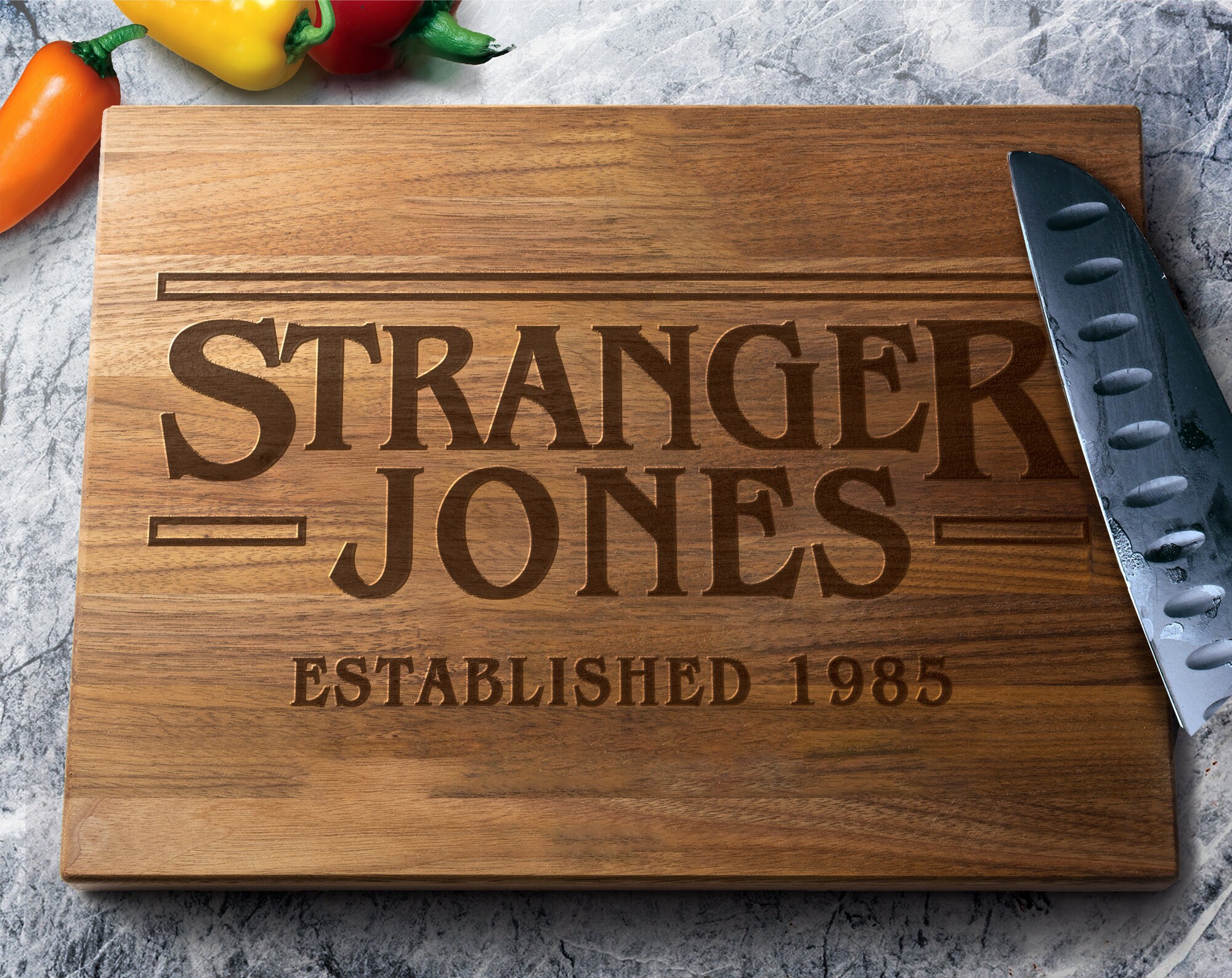 Personalized Cutting Board, Gift For Couple, Valentine Gift, Housewarming Gift, Anniversary Gift, Cheese Board, Wedding Gift, Christmas Gift