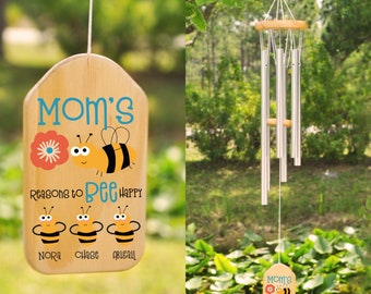 Mothers Day Wind Chime, Mothers Day Gift, Mother's Day Wind Chime, Personalized Mothers Day Gift, Mom Gift, Gift For Mom