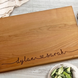 Personalized Cutting Board Engraved Cutting Board Wedding Gift Custom Cutting Board Housewarming Gift Christmas Gift Anniversary image 1