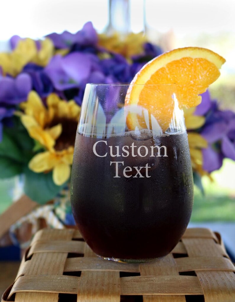 Create Your Own Wine Glasses Personalized Wine Glasses Etsy