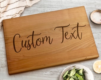 Personalized Cutting Board, Custom Cutting Board, Wood Cutting Board, Wedding Gift, Housewarming Gift - Christmas Gift - Kitchen Gift