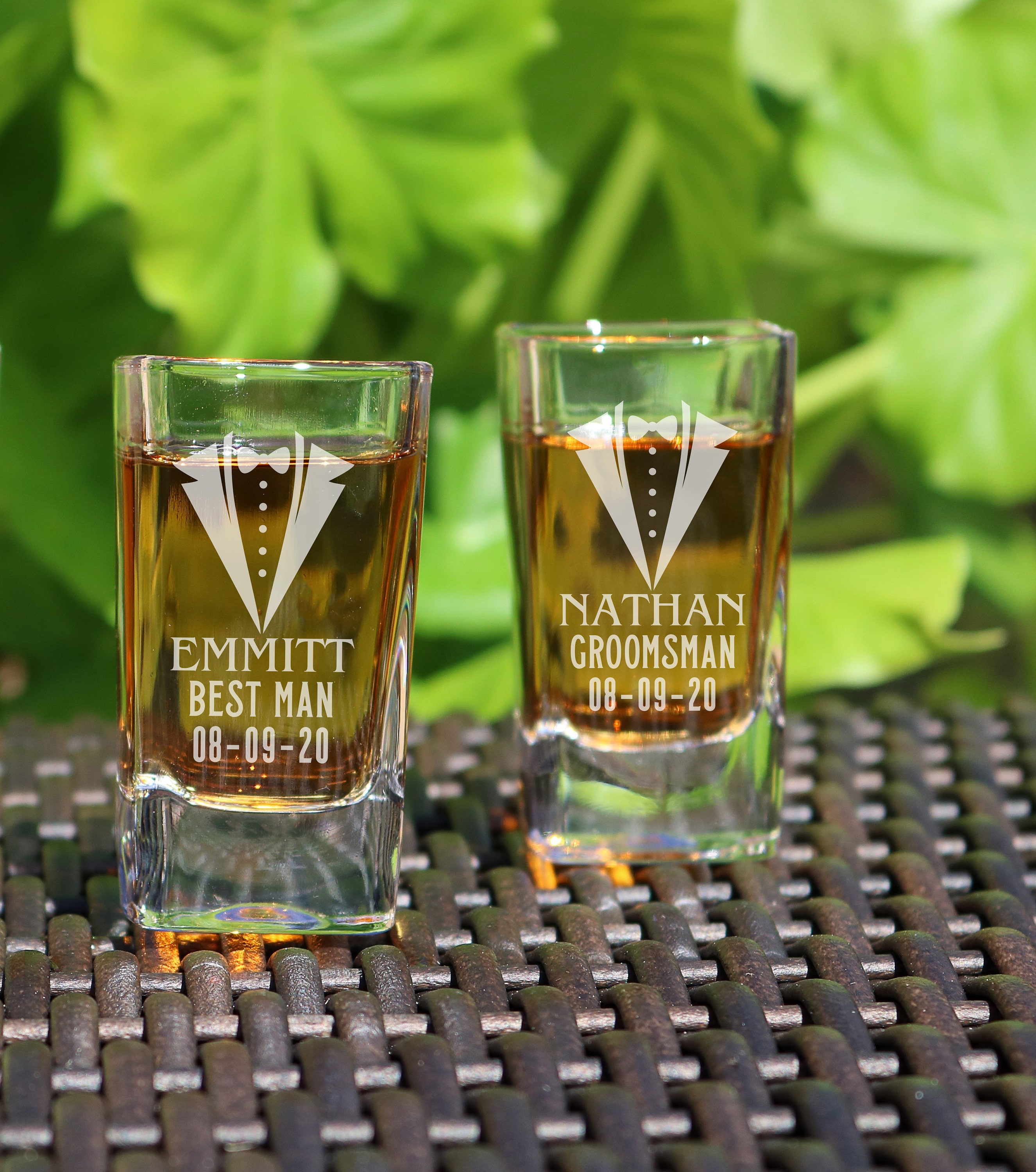 Shot Glasses Groomsmen Shot Glasses Groomsmen Gift Wedding Etsy