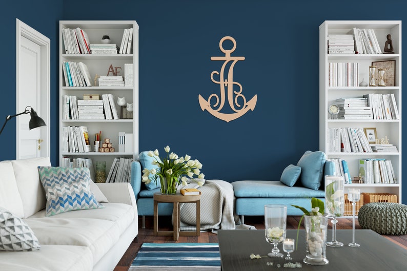 Anchor Wood Sign Anchor Wooden Sign Anchor Sign Wedding Etsy