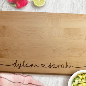 Personalized Cutting Board Engraved Cutting Board Wedding Gift Custom Cutting Board Housewarming Gift Christmas Gift Anniversary image 5