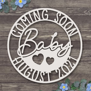 Baby Coming Soon, Pregnancy Photo Shoot, Baby Pregnancy Announcement, Baby on the Way, Baby Coming Soon Prop, Birth Announcement