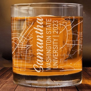 College Graduation Gift, Graduation Glass, Graduation Gift, College, University, School, Graduation Gift Ideas, Class Of 2025, Map