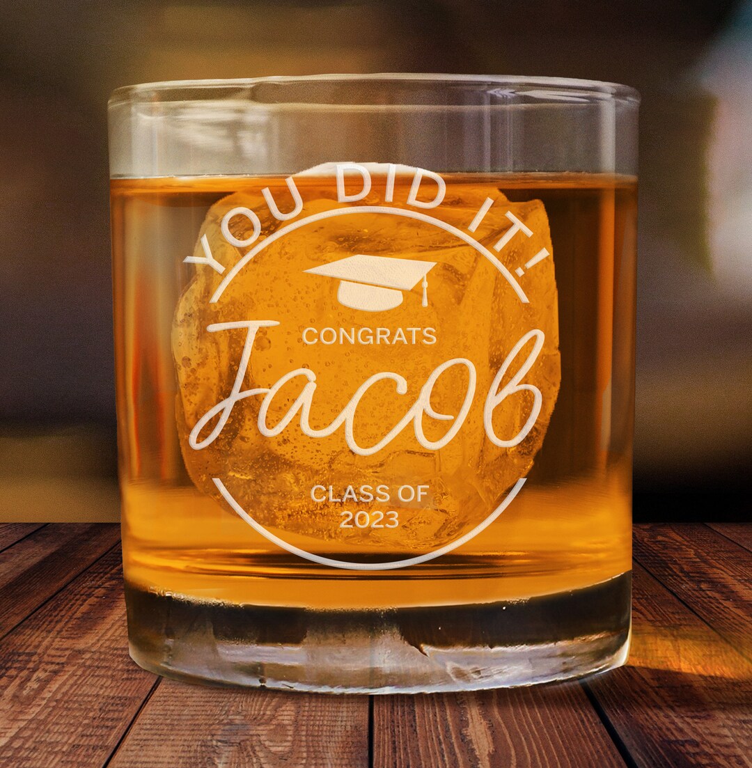 College Graduation Gift, Graduation Glass, Graduation Gift, College