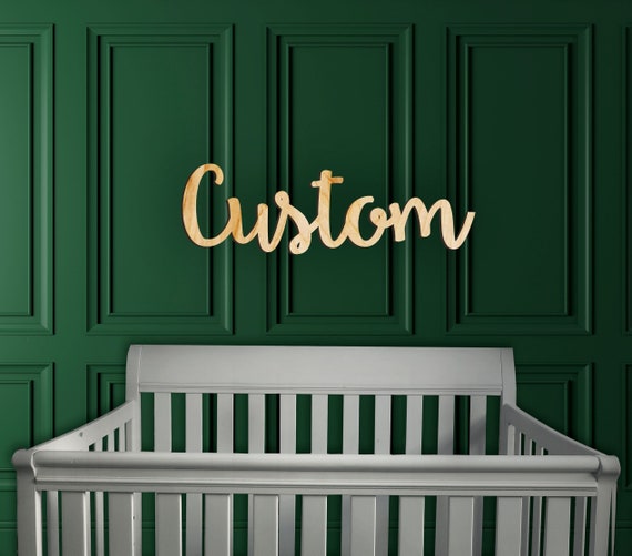 Wood Sign Custom Not Yet Created