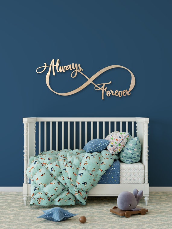 Always and Forever Wood Sign Infinity Wooden Sign Infinity | Etsy