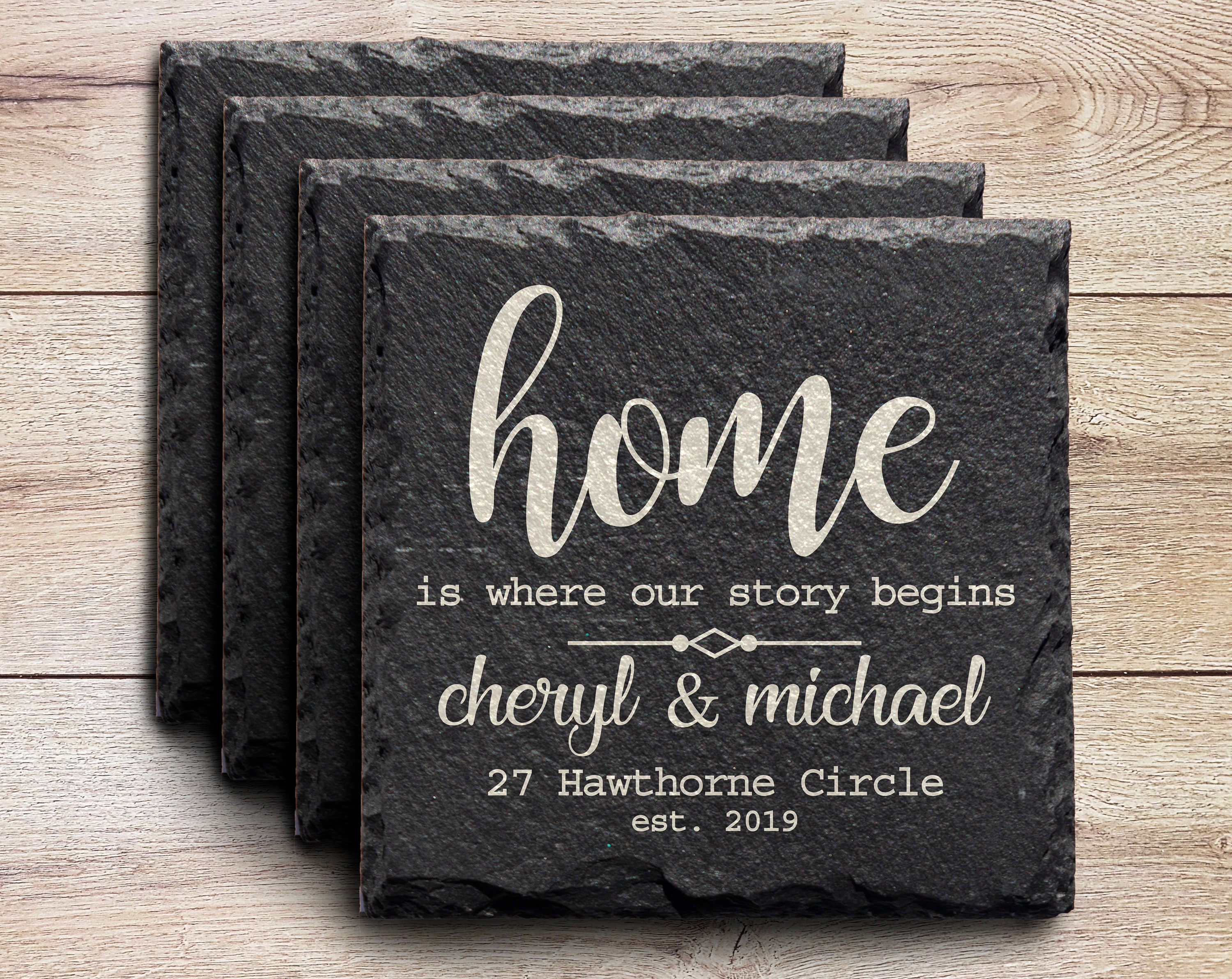 Wedding Steep and Stay Awhile Kitchen Decor Gift for Housewarming Birthday Christmas