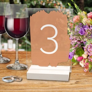 Table Numbers, Clear Acrylic Table Numbers, Wedding Decor, Table Numbers For Wedding, Wedding Table Decor, Wedding Numbers