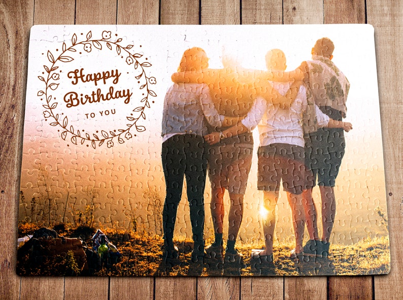 Birthday Gift, Birthday Gift Ideas, Personalized Puzzle, Birthday Party Gift, Gifts For Girlfriend, Girlfriend Gift, Happy Birthday image 3