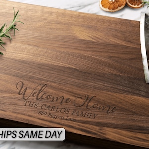 Housewarming Cutting Board - First Home Gift - New Home Gift - Housewarming Gift - Cutting Board - Personalized Gift - Wedding Gift