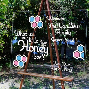 Gender Reveal Sign - Gender Reveal Party, Gender Reveal Decor, Pink Or Blue Sign, Boy Or Girl Sign, Gender Reveal Ideas, Baby Shower Sign