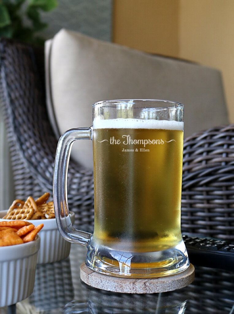 Personalized Beer Mug Custom Beer Mug Couple Beer Mug Etsy
