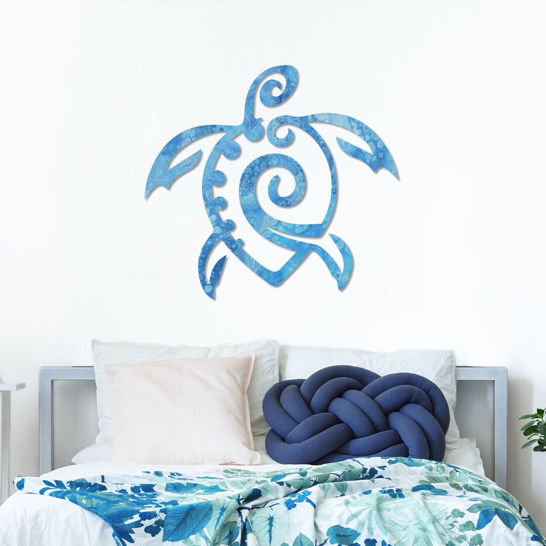 Metal Turtle Wall Art, Turtle Wall Decor, Turtle Metal Sign, Turtle