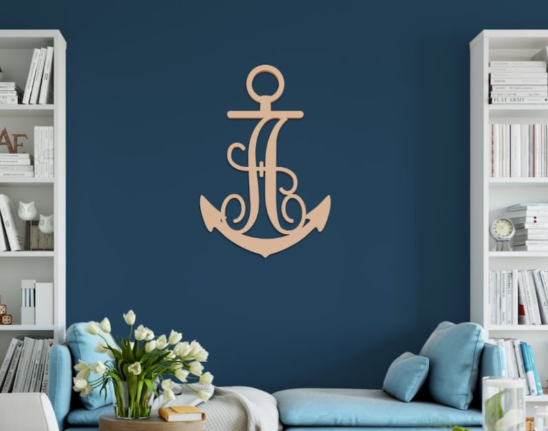 Anchor Wood Sign Anchor Wooden Sign Anchor Sign Wedding Etsy