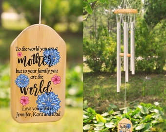 Mothers Day Gift, Mothers Day Wind Chime, Personalized Mothers Day Gift, Mom Gift, Gift For Mom, Personalized Gifts For Mom