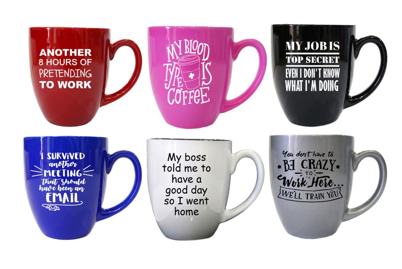 Funny Work Coffee Mug 16oz Funny Coffee Cup Personalized