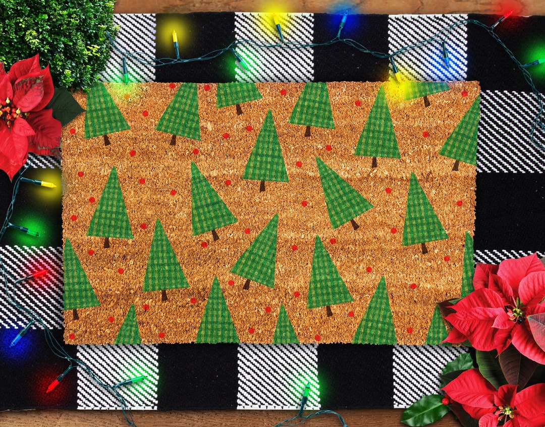 Christmas Tree Door Mat, Christmas Decor, Christmas Decoration