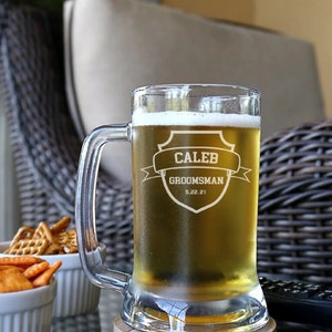 Groomsmen Gifts, Groomsmen Beer Mug, Gift for Groomsmen, Personalized ...