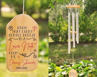 Solar Wind Chime Memorial in Memory of Adult or Child Eternal light Memorial Heaven day remembering mom death of mother or father Bamboo Woodstock Chime