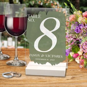 Table Numbers, Clear Acrylic Table Numbers, Wedding Decor, Party Table Numbers, Wedding Table Decor, Wedding Numbers, Birthday Table Numbers