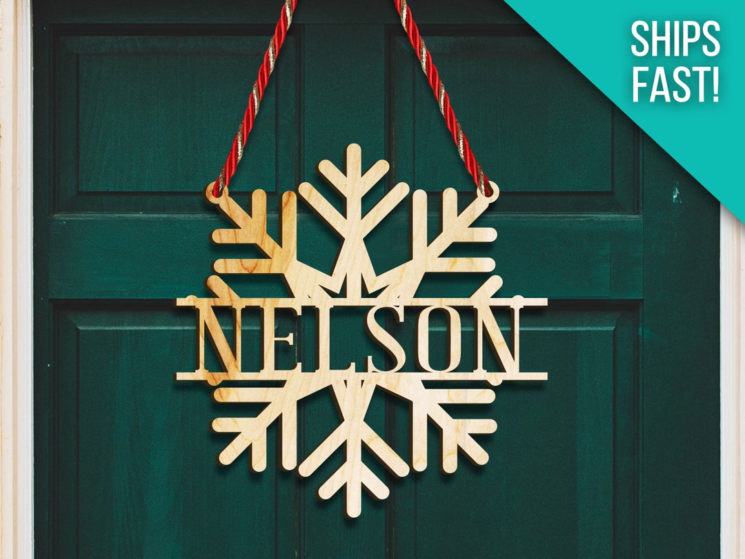 Custom Christmas Sign Christmas Decoration Wooden Family Etsy