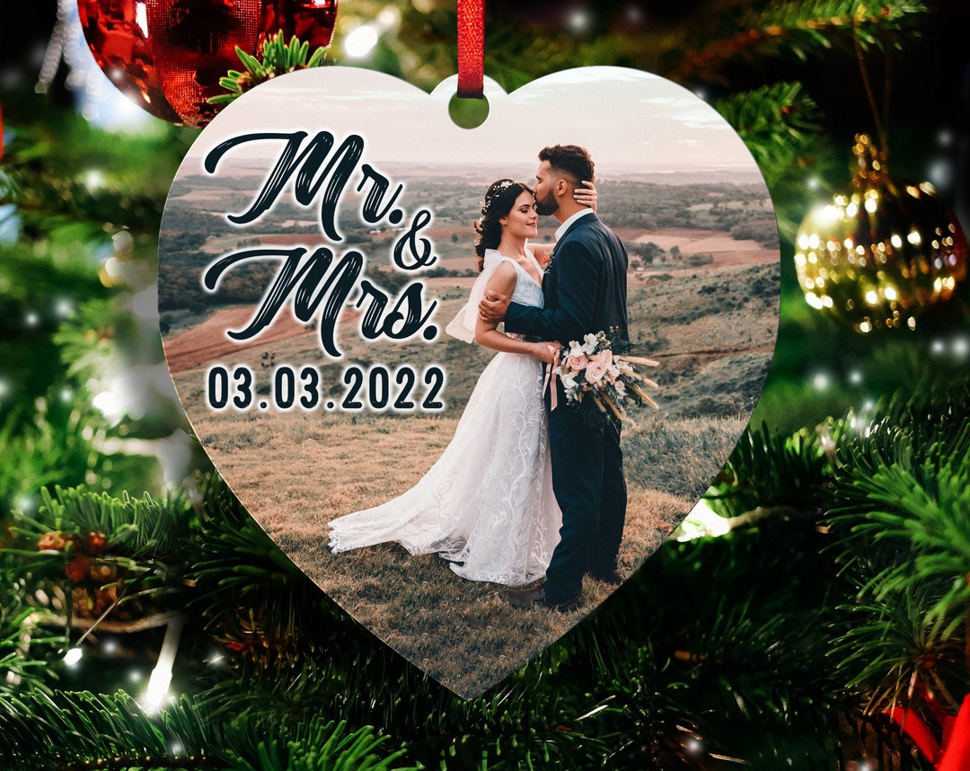 Our First Christmas Ornament Married, Newlywed Gift, First Christmas ...