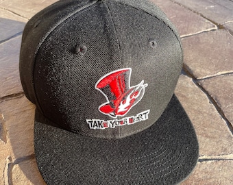 Persona 5 cap embroidered take your heart adjustable snapback hat