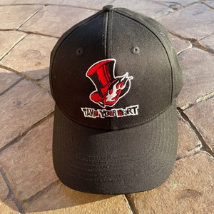 Persona 5 cap embroidered take your heart adjustable baseball hat