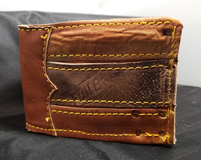 Repurposed Baseball Glove Bifold Wallet Etsy
