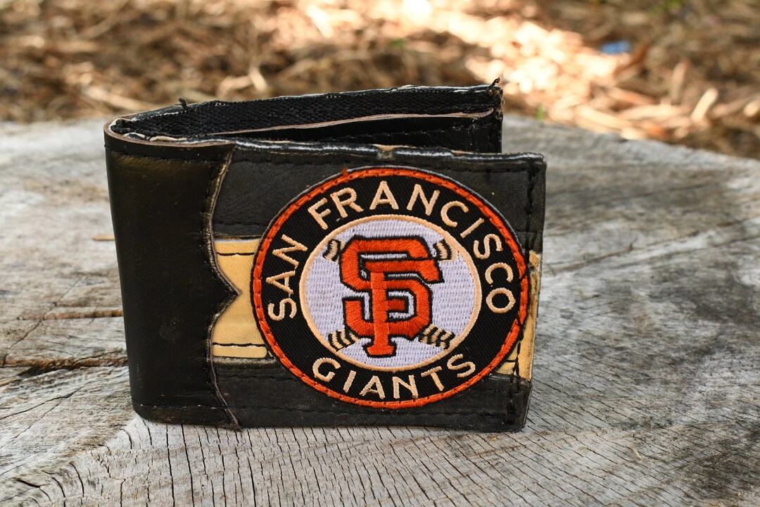 Baseball Glove Bifold Wallet With San Francisco Giants Patch Etsy